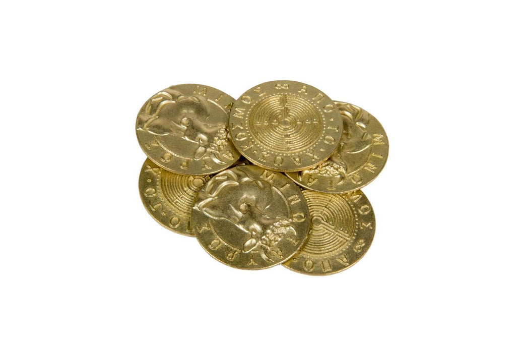 Mythological Monsters Themed Gaming Coins - Jumbo 35mm (6-Pack) - 