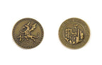 Dragons Themed Gaming Coins - Medium 25mm (12-Pack) - 