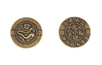 Chinese Themed Gaming Coins - Medium 25mm (12-Pack) - 