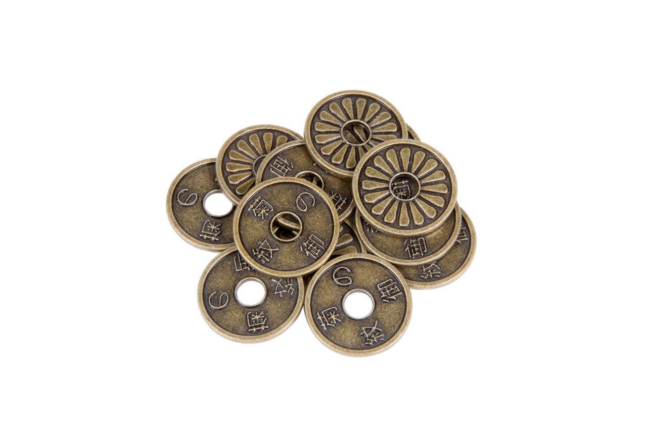 Japanese Themed Gaming Coins - Medium 25mm (12-Pack) - 