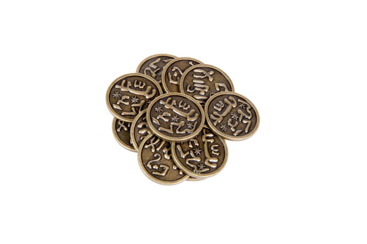 Mongol Themed Gaming Coins - Medium 25mm (12-Pack) - 