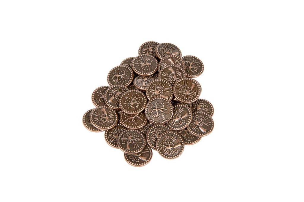 Anglo-Saxon Themed Gaming Coins - Tiny 15mm (18-Pack) - 