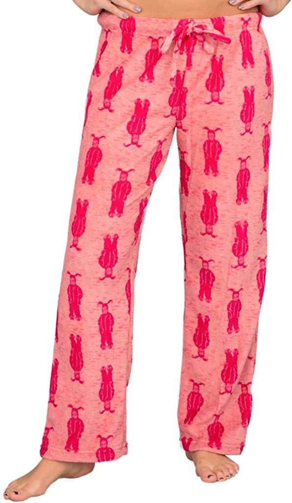 A Christmas Story Pink Bunny Plush Lounge Pants - S