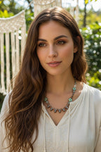 Lotus Dawn Crystal Necklace