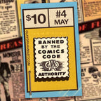 Banned By the CCA 1.5" hard enamel pin