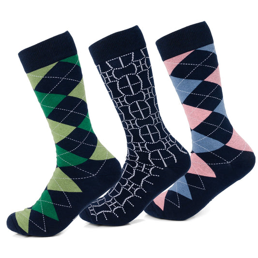Argyle Hidden Message Sock Set
