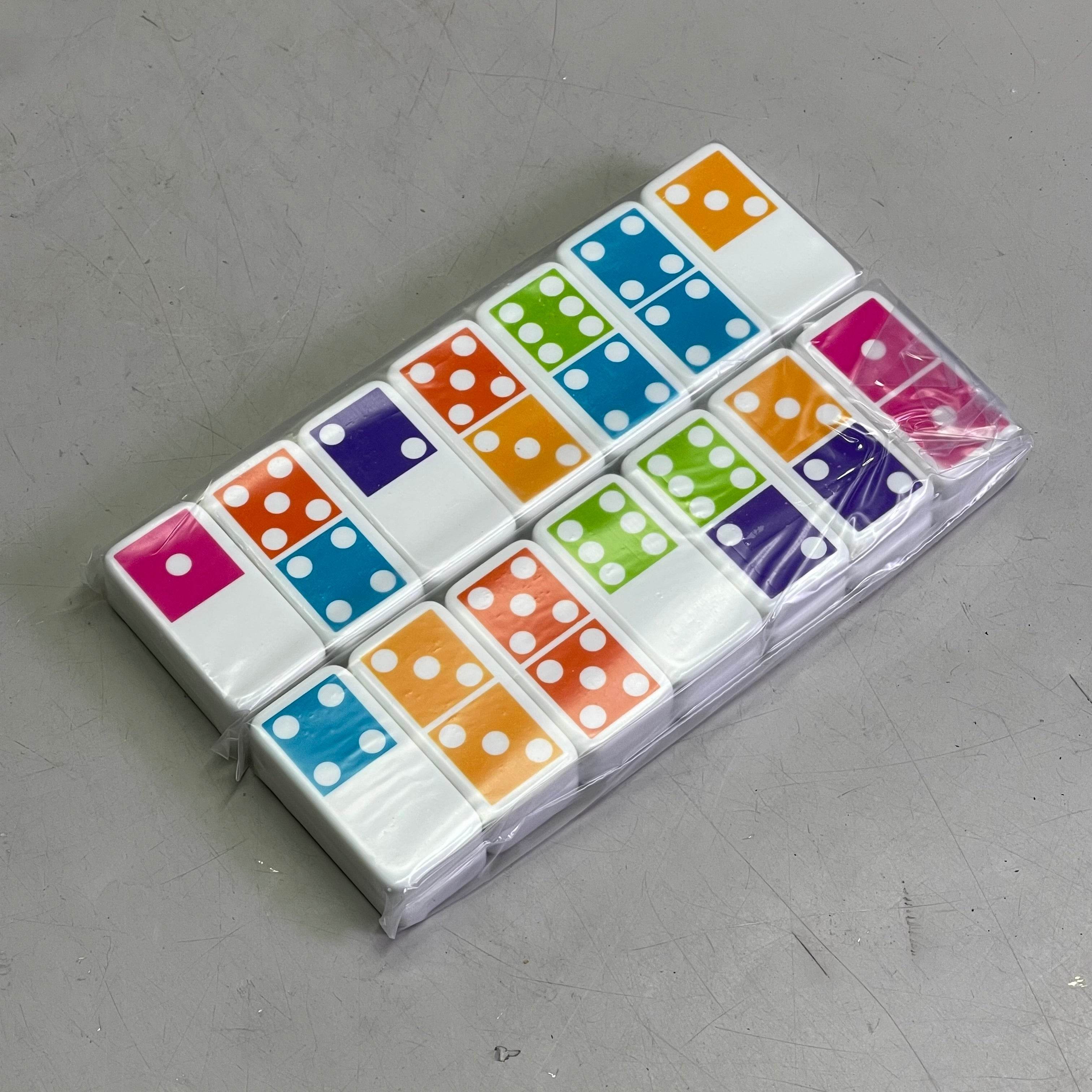MELISSA & DOUG Dominoes Game 28 Pieces Multicolor Wood 30388 - 
