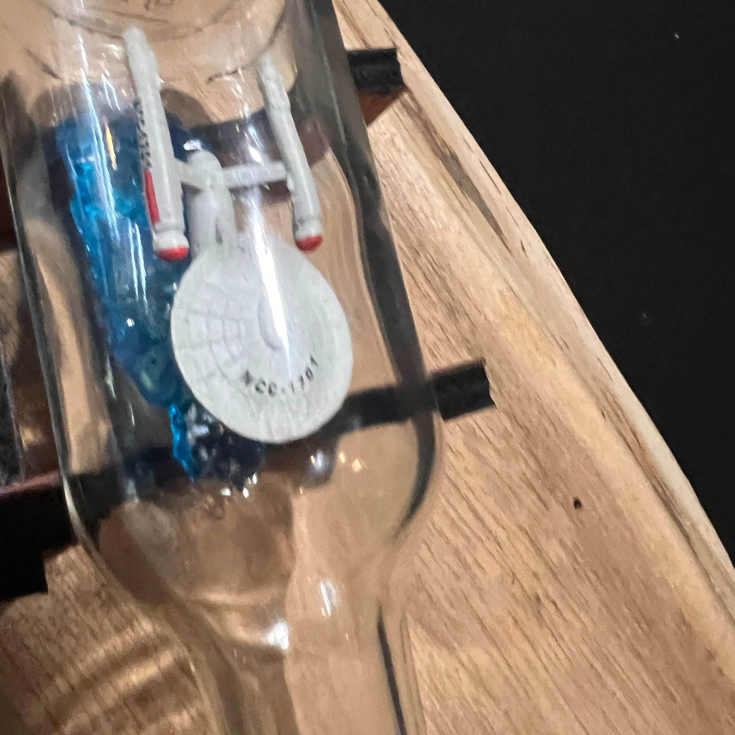 Star Trek USS Enterprise NCC-1701 in a Shot Bottle - 