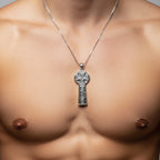 Modern Celtic Cross Necklace