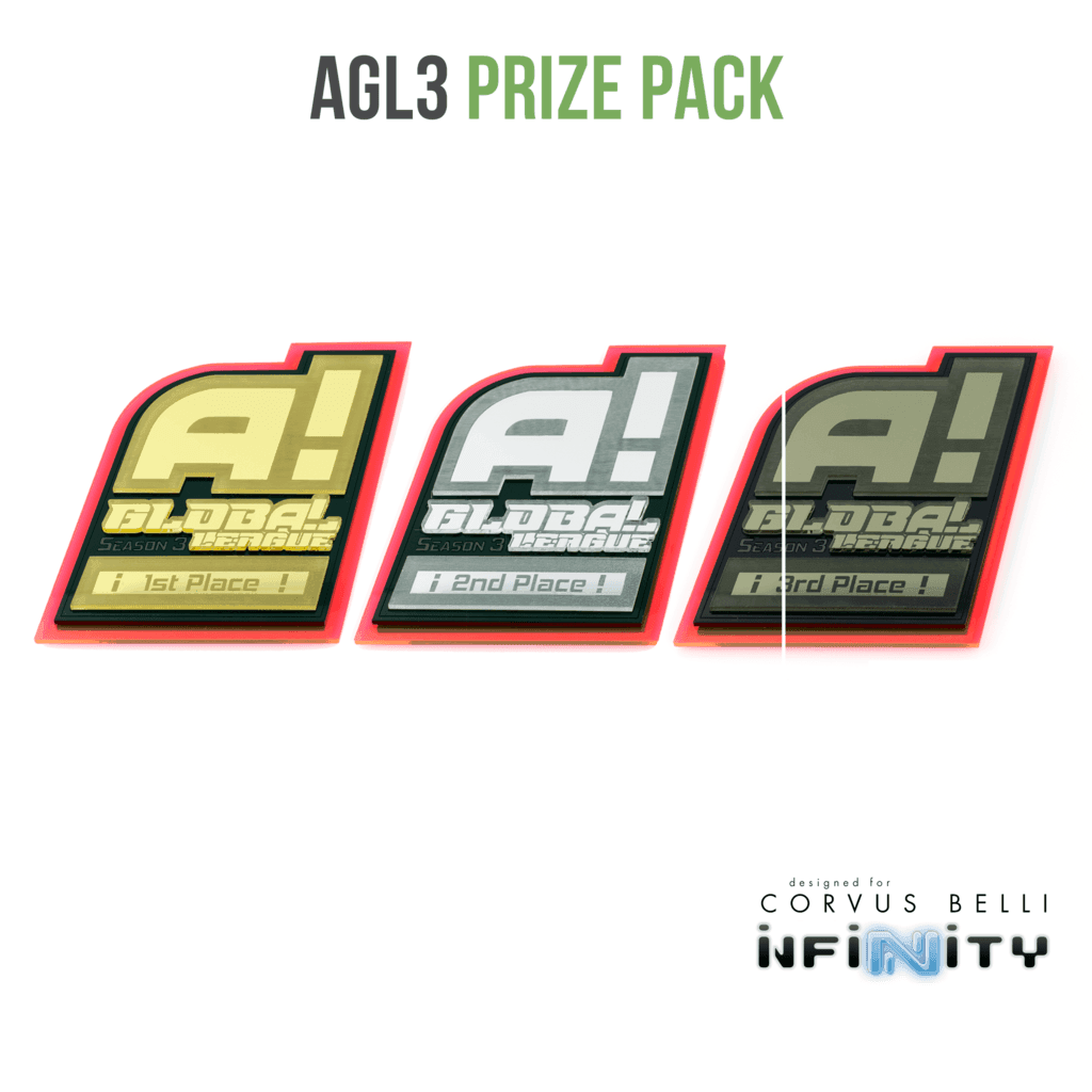 Aristeia Tournament Trophies - 3-Pack / Red