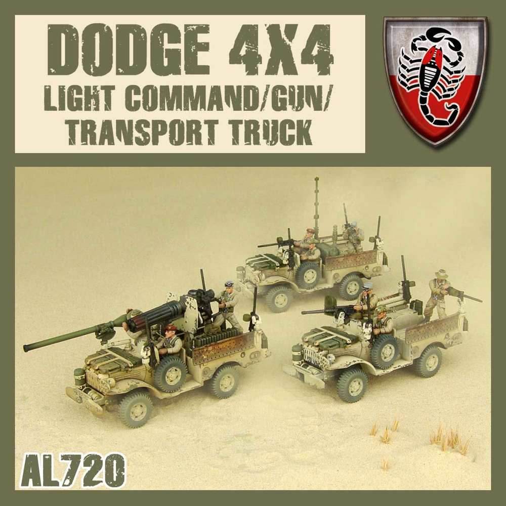 DUST 1947: Desert Scorpions Command/Phaser Gun/Transport Truck - 