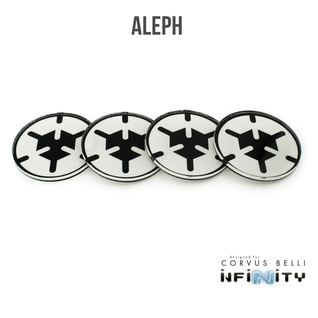 Infinity Faction Command Tokens - Aleph