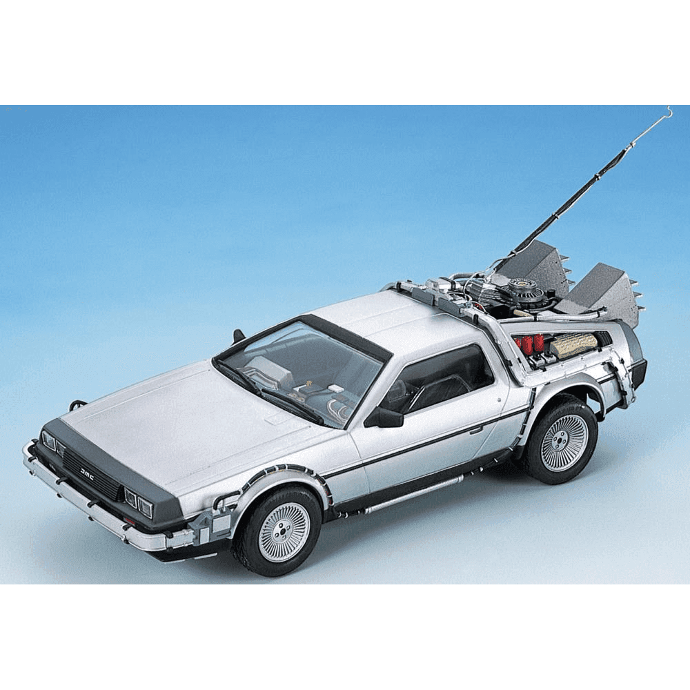 Aoshima: Back to the Future Part I DeLorean 1/24 Scale Model Kit #BT-01 - 