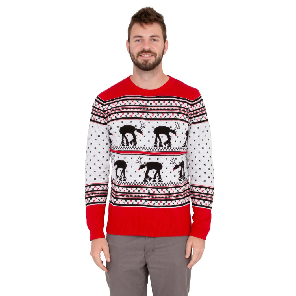 AT-AT Reindeer Ugly Christmas Sweater