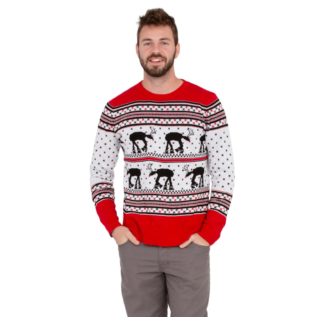 AT-AT Reindeer Ugly Christmas Sweater