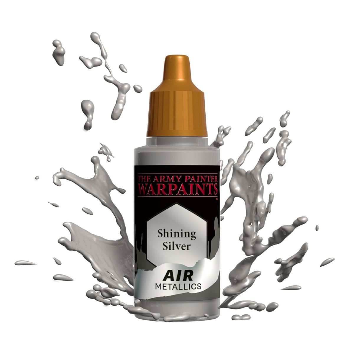 Army Painter Warpaints Air Metallics: Shining Silver 18ml - 