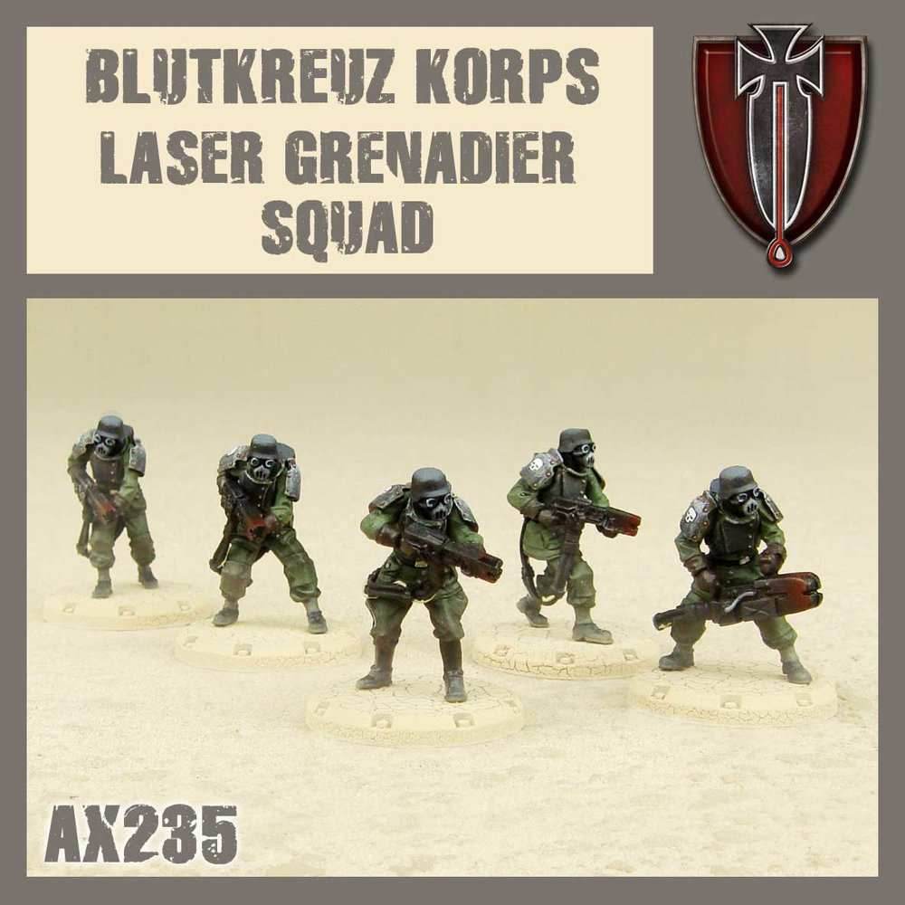 DUST 1947: Blutkreuz Korps Laser Grenadier Squad - 