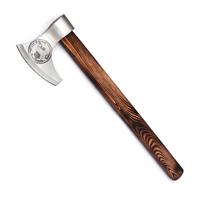 Warhorse High Carbon Forged Steel Bearded Axe-1