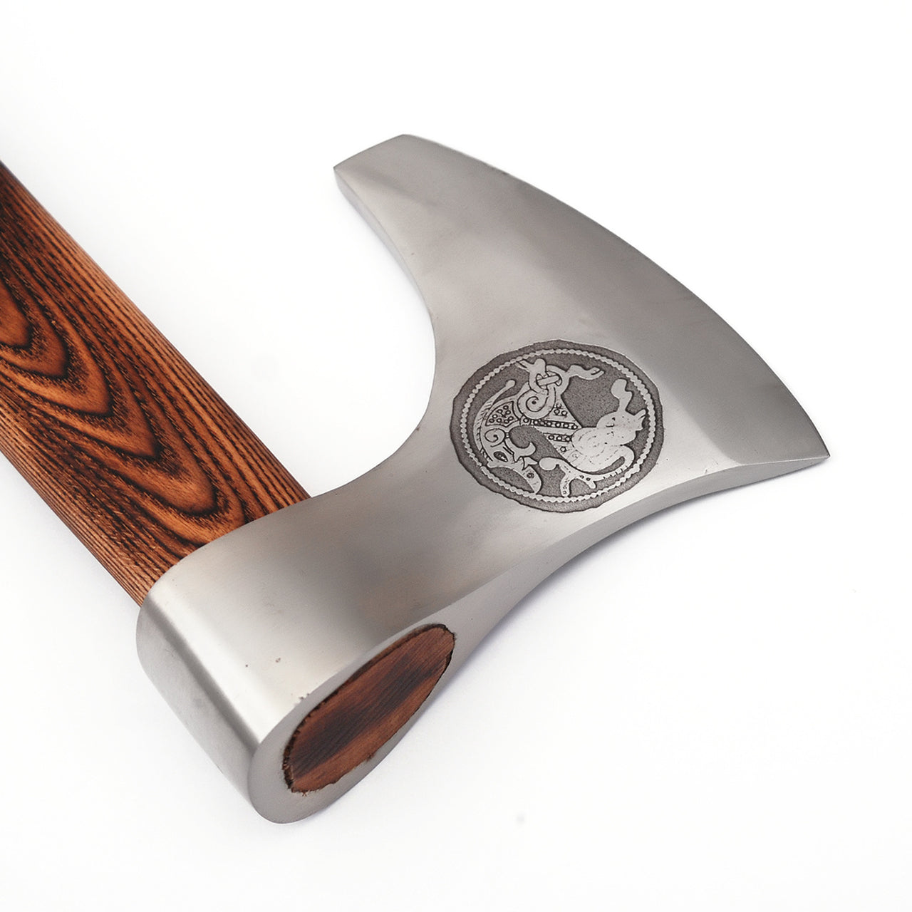 Warhorse High Carbon Forged Steel Bearded Axe-3