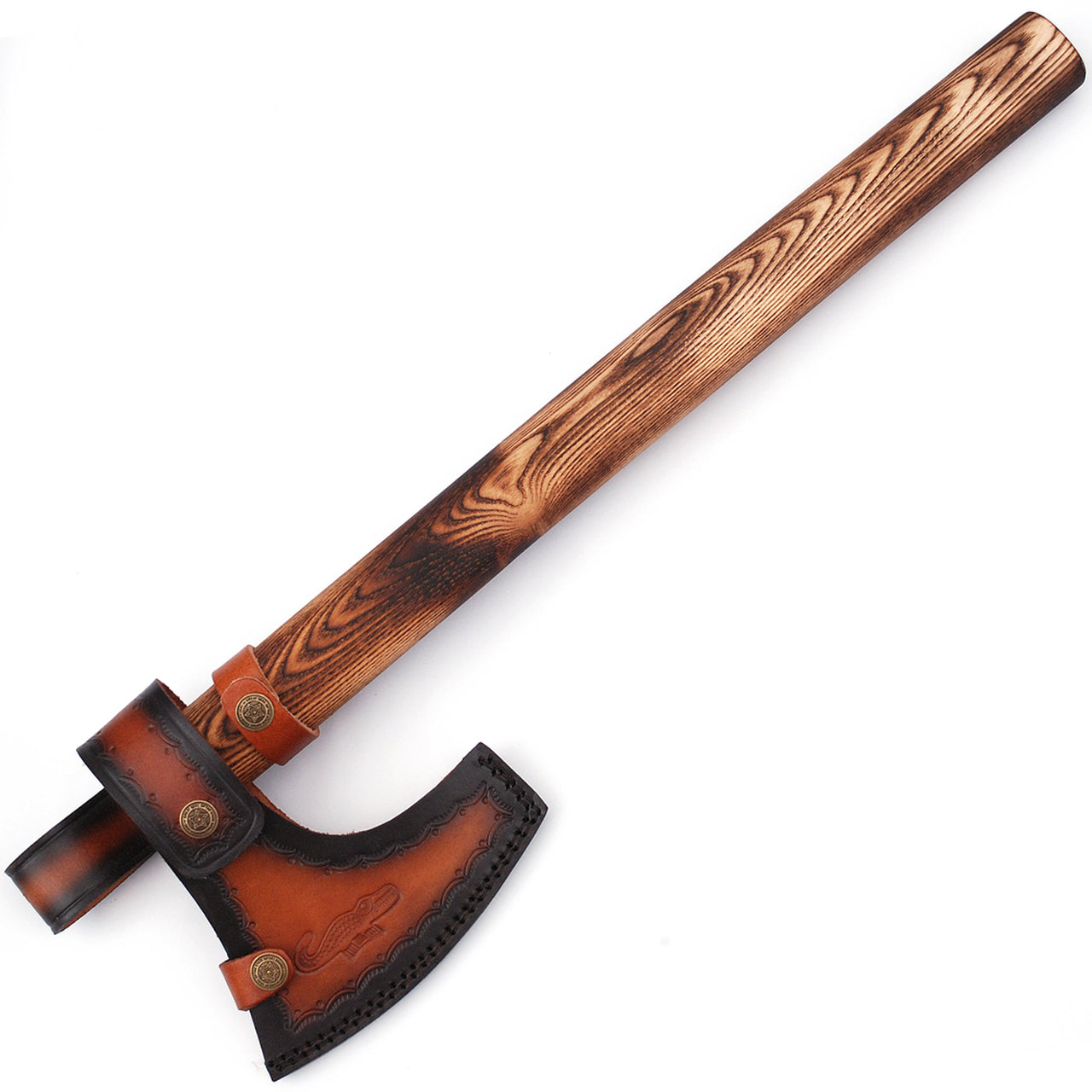 Warhorse High Carbon Forged Steel Bearded Axe-2
