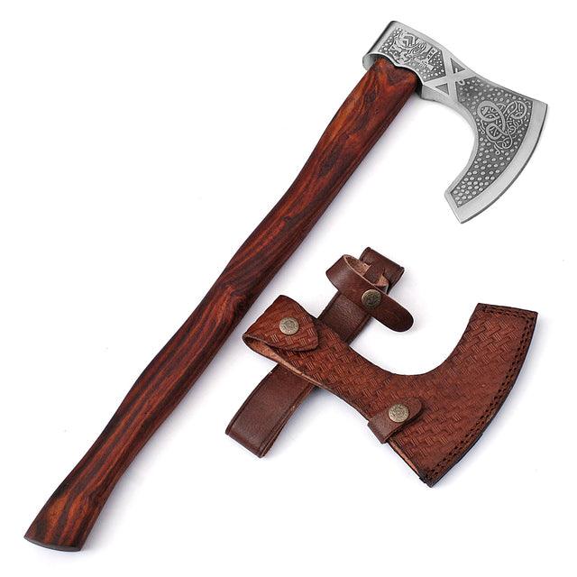 Call to Battle Carbon Steel Medieval Viking Bearded Axe-4