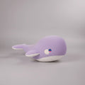 Kawaii Purple Whale Plush Toy – Super Soft Stuffed Marine Animal Pillow (40–100cm)