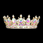 Teardrop Stone Accented Crown Tiara