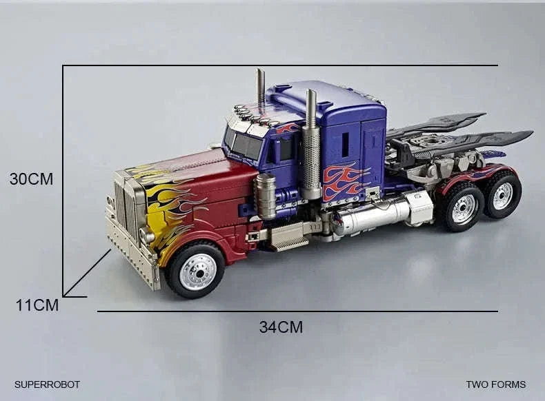Optimus Prime and Bumblebee Autobots Anime Figures, Transformation Robot Toys 30 CM