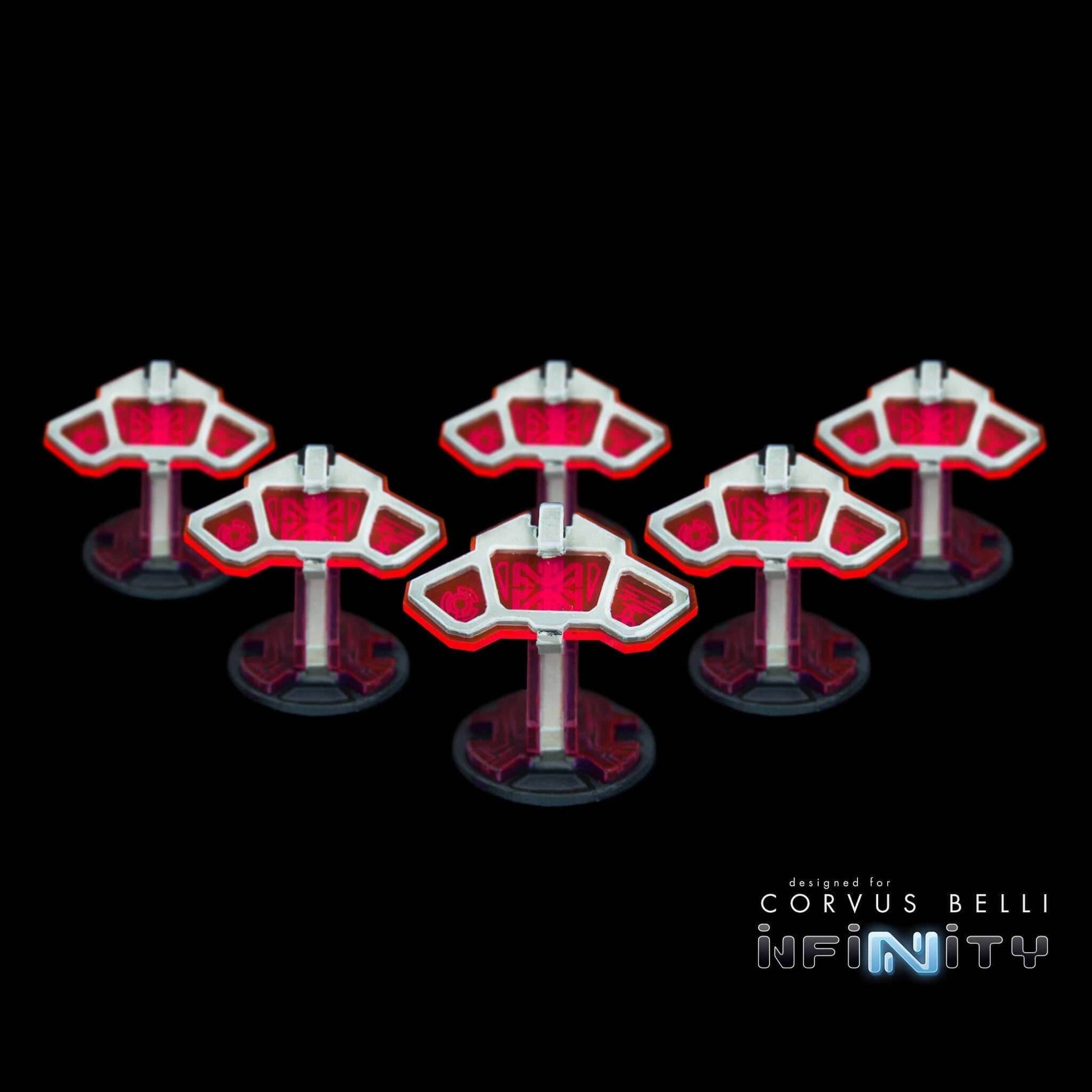 Access Terminal 6 pack - Fluorescent Red