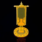 Acrylic Objective Flags - Fluorescent Orange