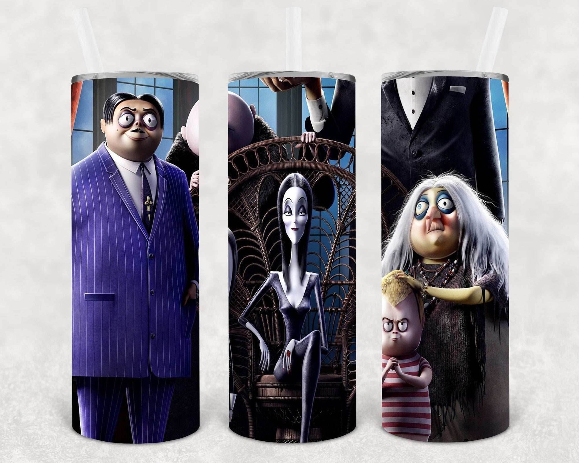 Addams Family 20 oz Skinny Tumbler - 