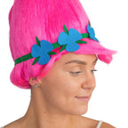 Princess Troll Movie Pink Adult Deluxe Halloween Costume Cosplay Wig