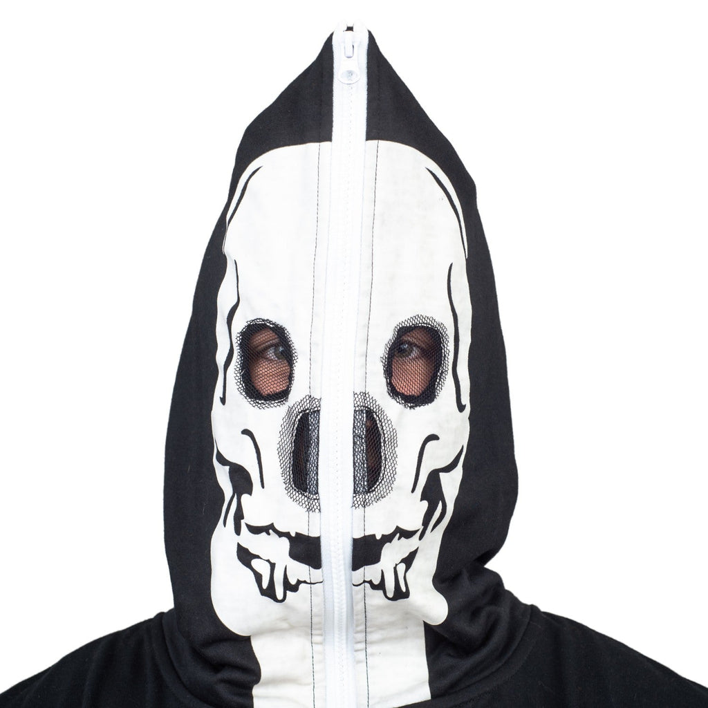 Adult Halloween Skeleton Cosplay Costume Glow in Dark Jumpsuit