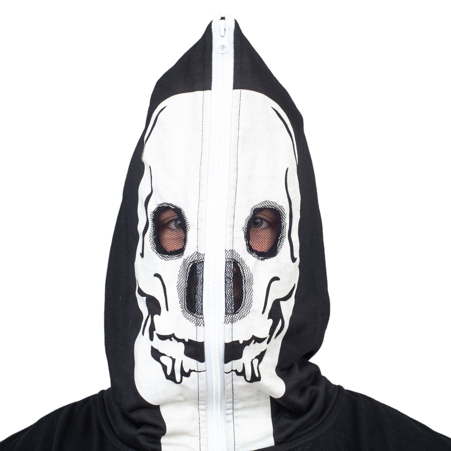 Adult Halloween Skeleton Cosplay Costume Glow in Dark Jumpsuit