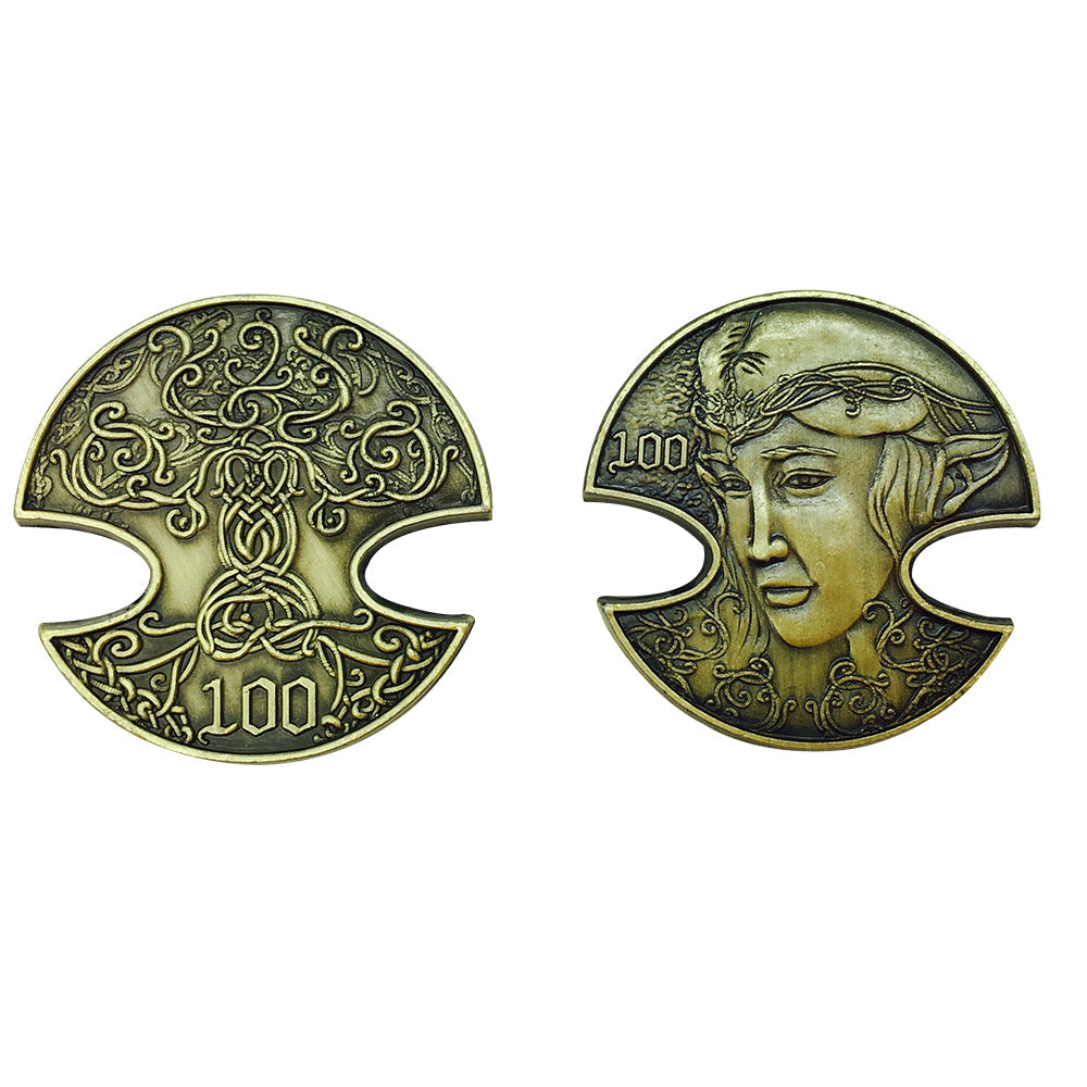Adventure Coins – Elven Metal Coins Elf Set of 10