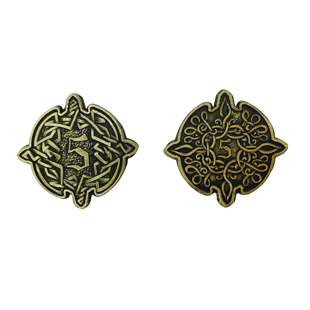 Adventure Coins – Elven Metal Coins Elf Set of 10