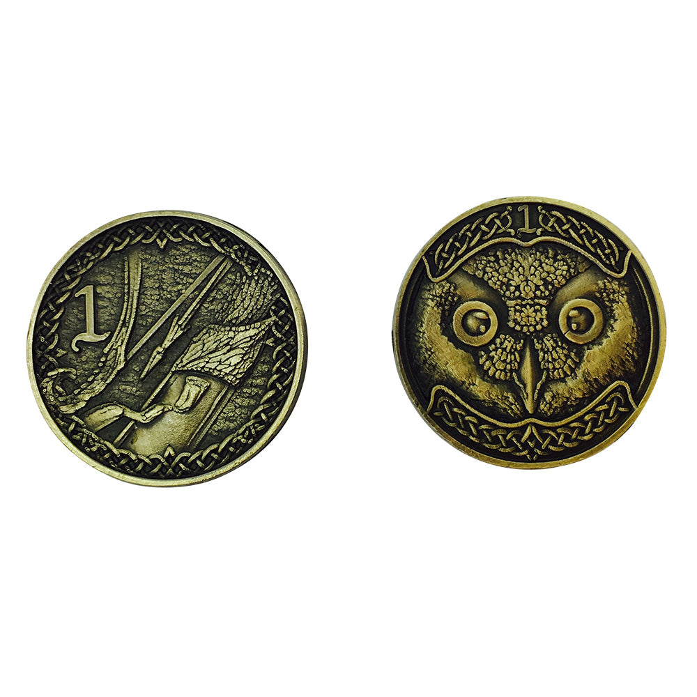 Adventure Coins – Elven Metal Coins Elf Set of 10