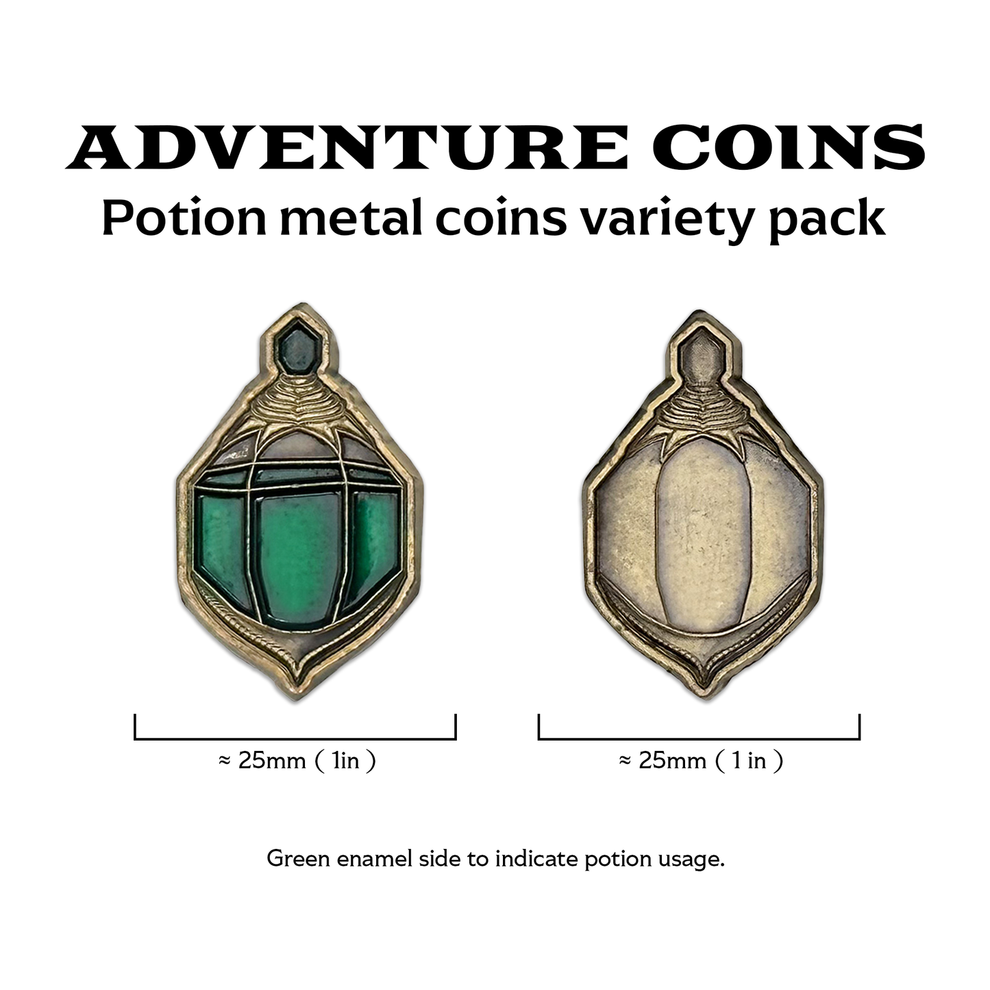 Adventure Coins - Potion Metal Coins Variety Pack
