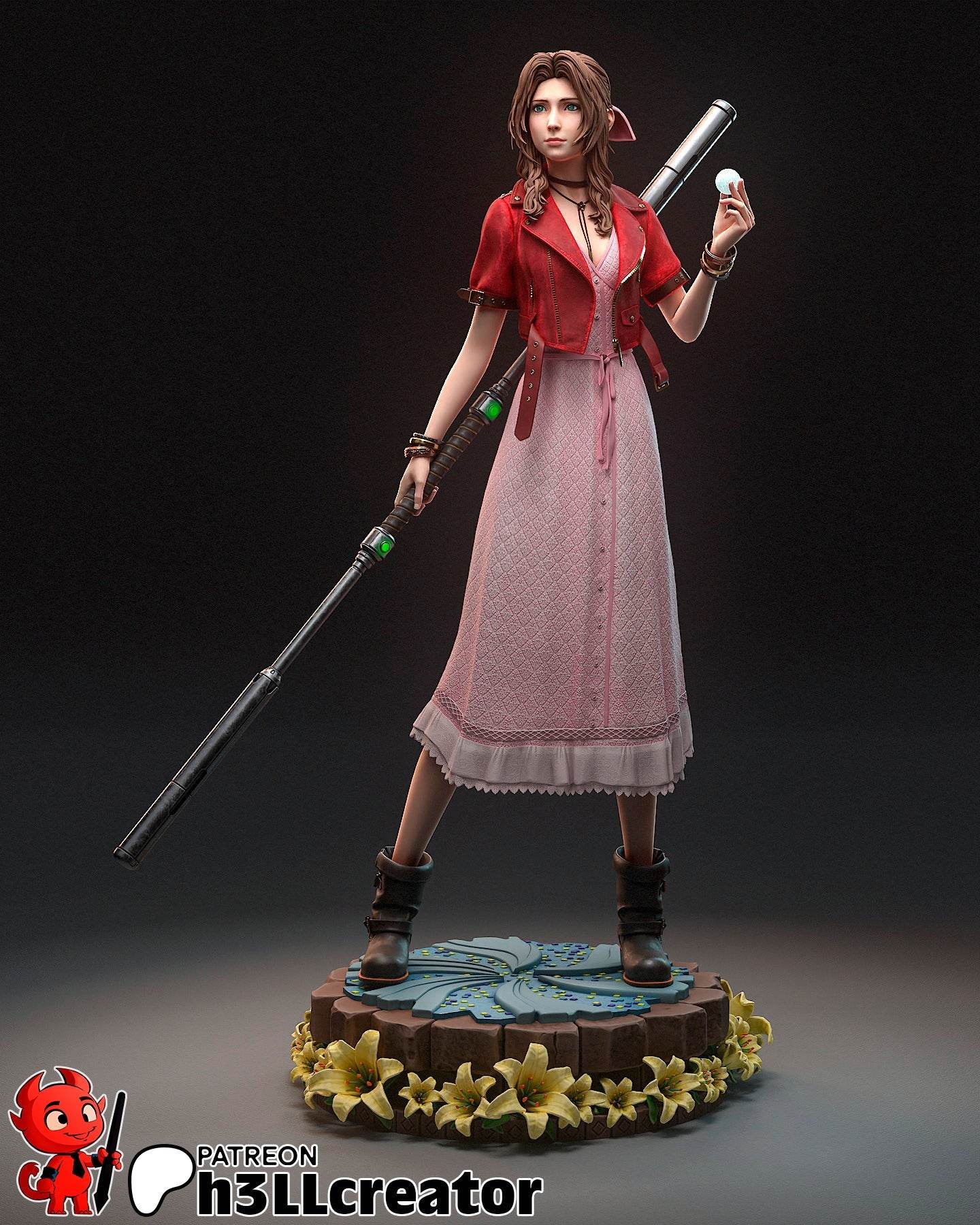 Aerith - Final Fantasy VII - 1:12 scale, Bust - 1:8