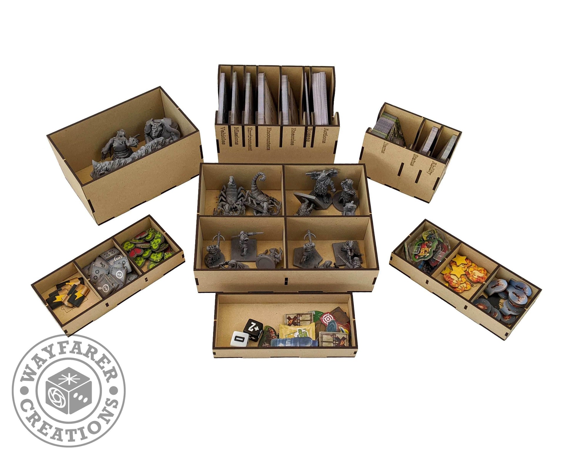 Aftermath Board Game Organizer Insert - 