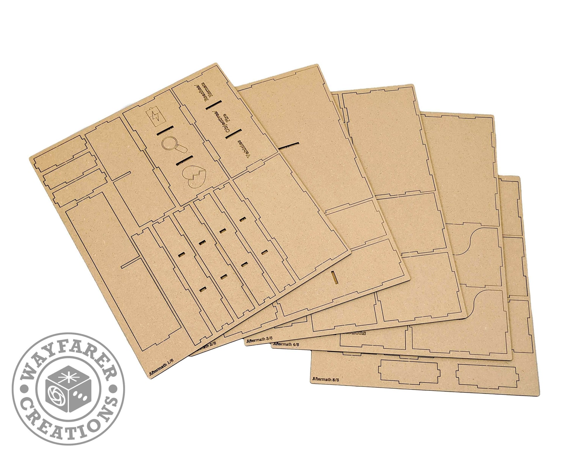 Aftermath Board Game Organizer Insert - 