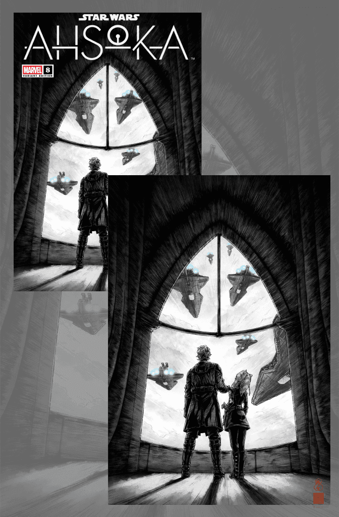 STAR WARS AHSOKA #8 | TAKASHI OKAZAKI LIMITED EDITION - Trade & Virgin