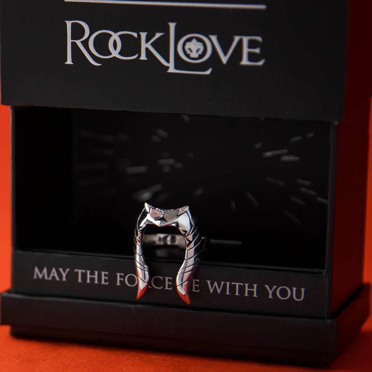 Star Wars X RockLove CLONE WARS Ahsoka Tano Montral Ring - Size 5