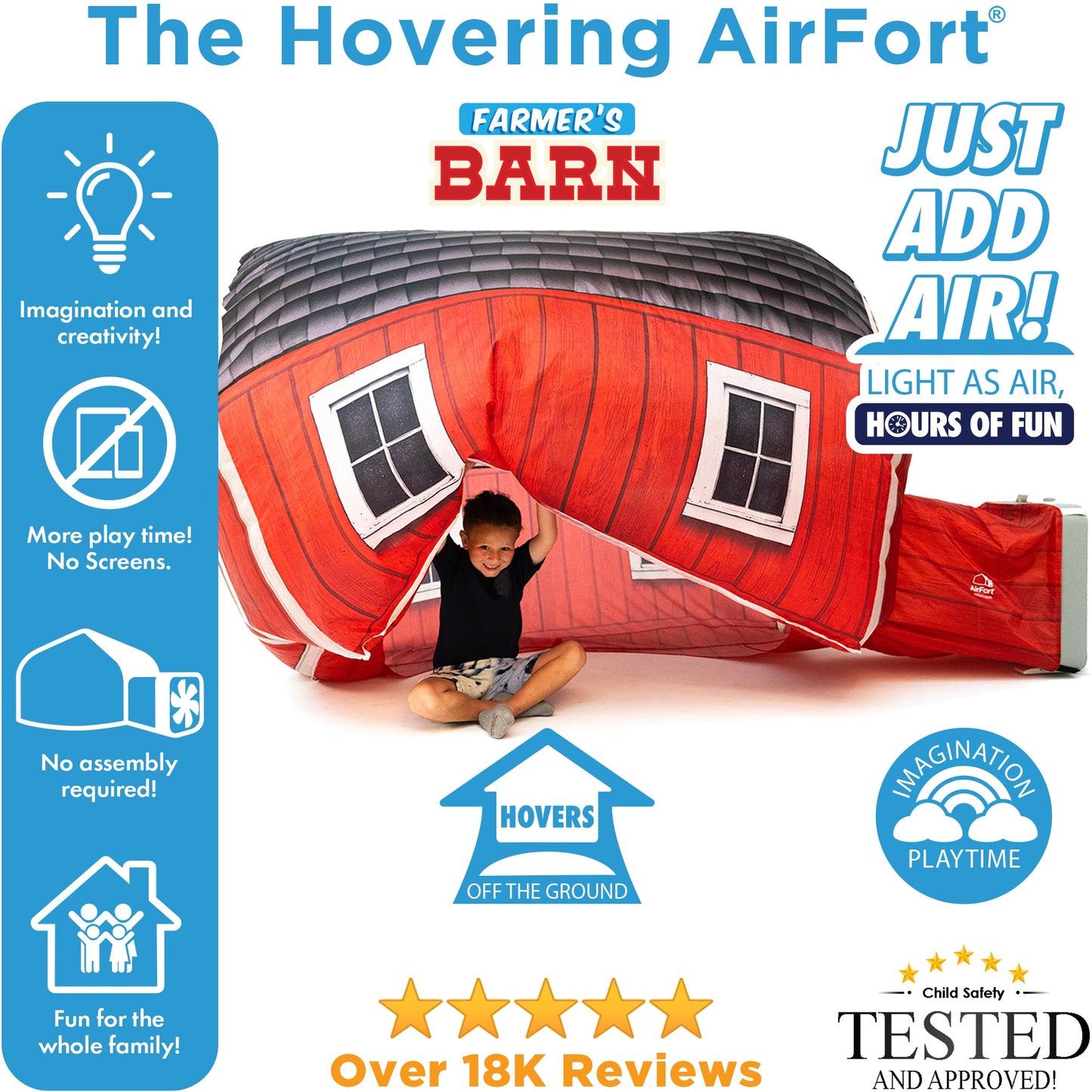 Farmers Barn + FREE AirFort Buddy Chicken Pillow (While Supplies Last!)