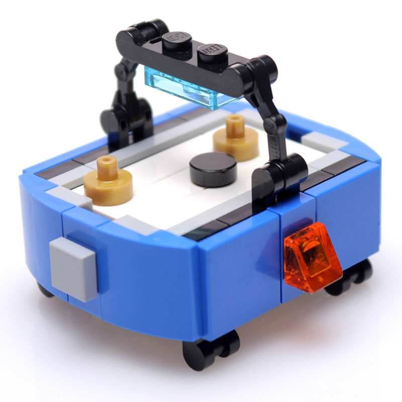 Custom Air Hockey Table 52-Piece Building Set made from LEGO parts - B3 Customs - 