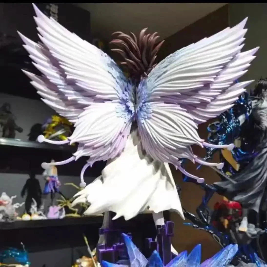Aizen Sousuke Butterfly Hollowfication Anime Figure Bleach Anime Figurines Statue Collection 31 cm