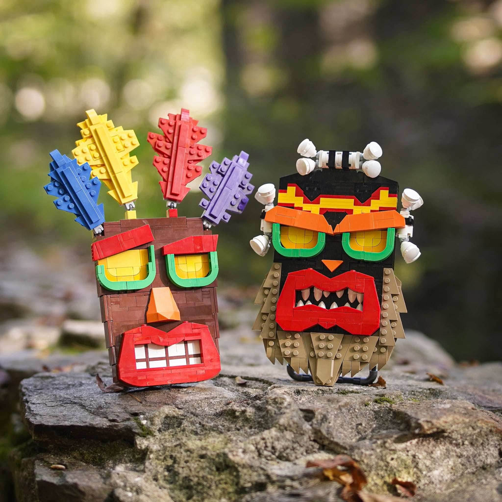 Life-Sized Uka Uka Mask - Bricks & Instructions