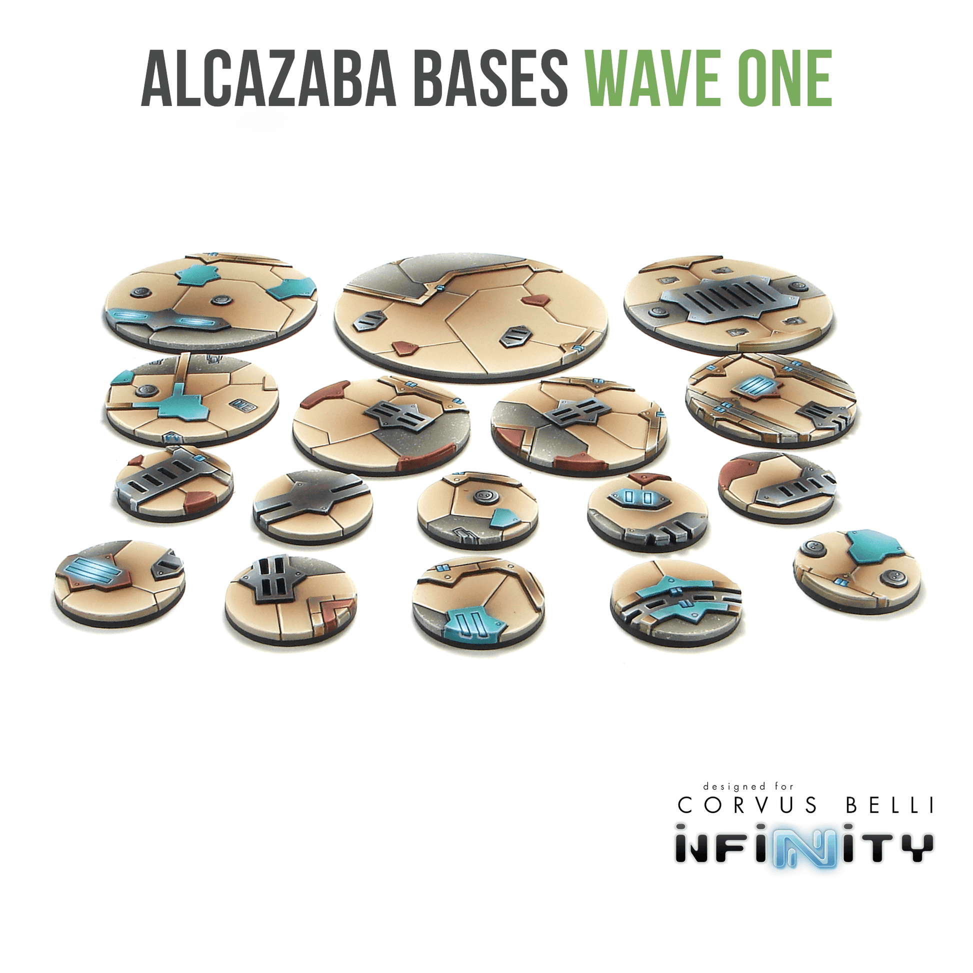 Alcazaba Bases - Full Set (16)