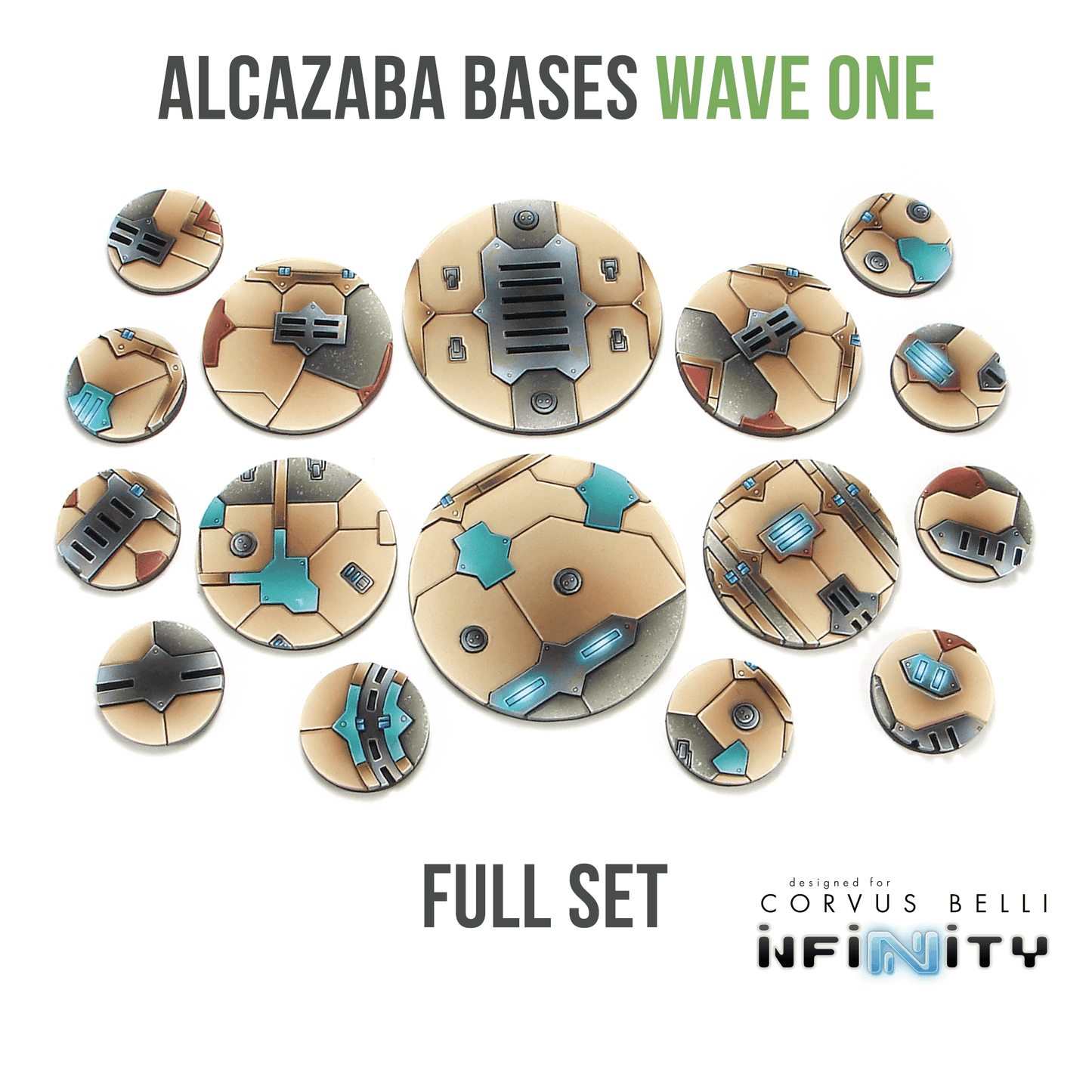 Alcazaba Bases - Full Set (16)