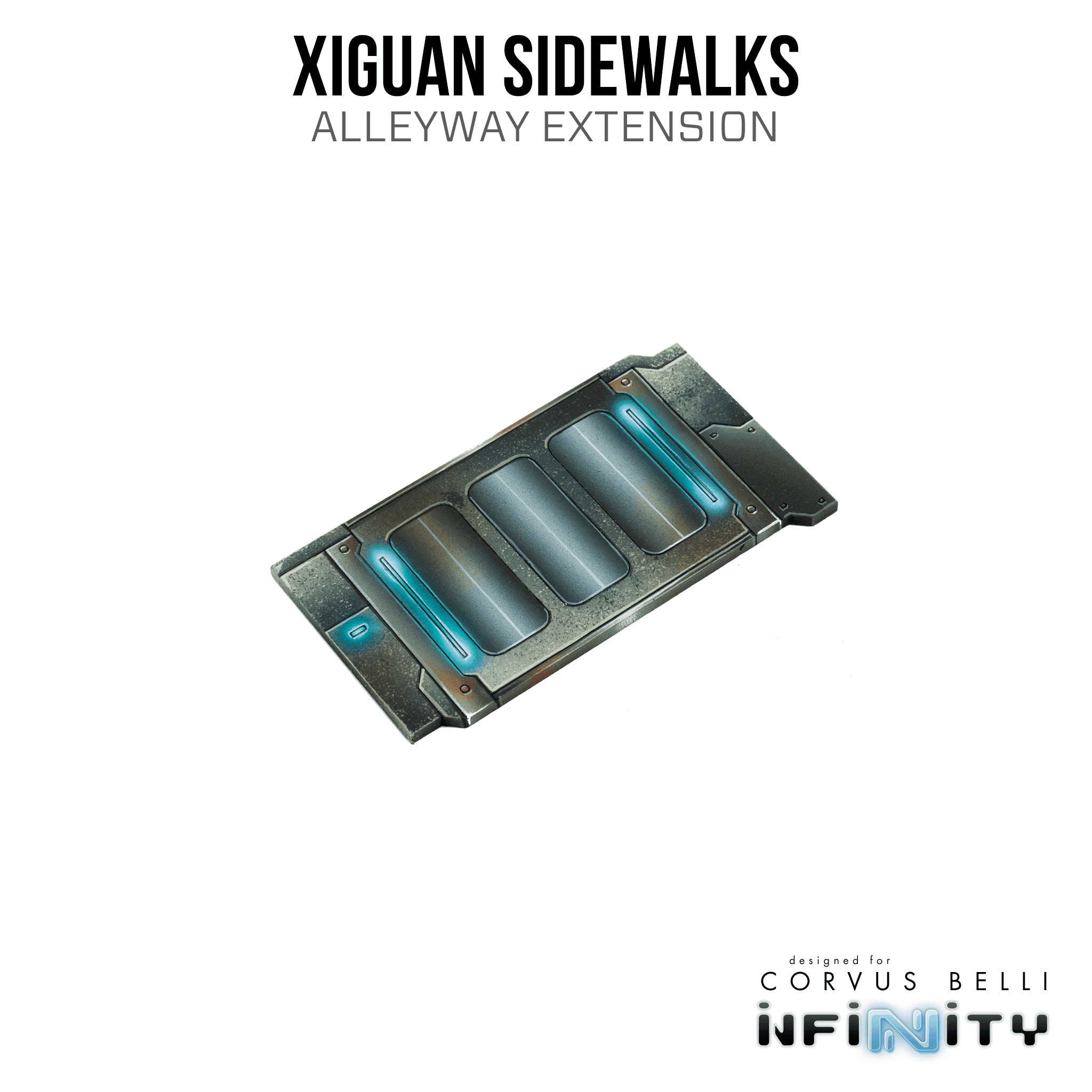 Xiguan Sidewalk - Alleyways and Courtyard - Bare MDF